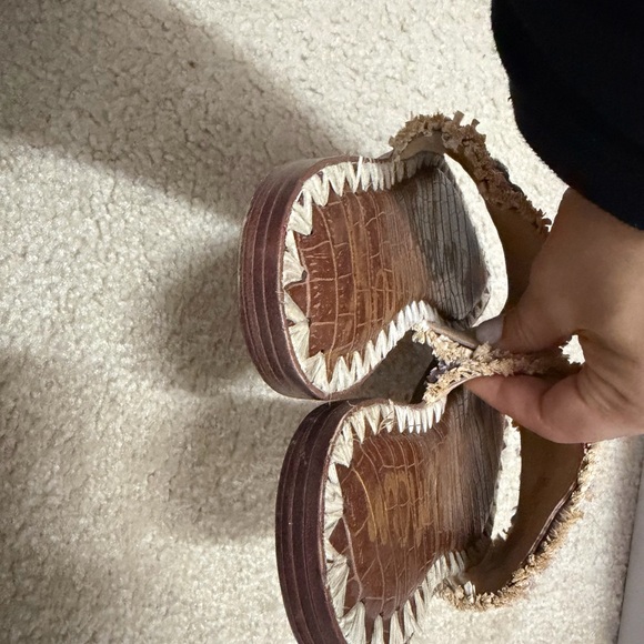 Sam Edelman Georgi Lavender Rafia Slide Sandals size 6 - Picture 6 of 7